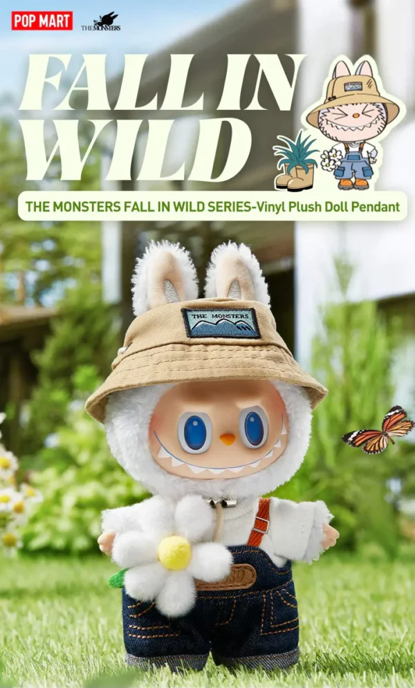 THE MONSTERS Fall in Wild Series Vinyl Plush Doll Pendant