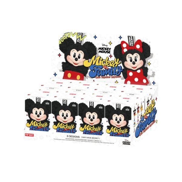 Mickey Family Cute Together Keychain Series Figures