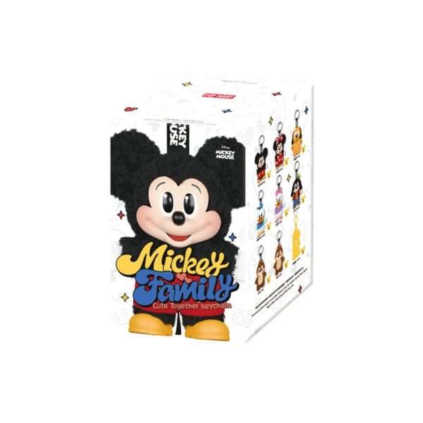 Mickey Family Cute Together Keychain Series Figures