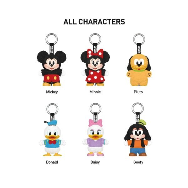 Mickey Family Cute Together Keychain Series Figures